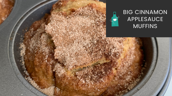 Big Cinnamon Applesauce Muffins