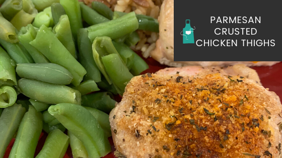 Parmesan Crusted Chicken Thighs