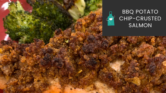 BBQ Potato Chip-Crusted Salmon